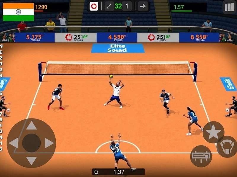 Elite Volley Squad India gameplay screenshot