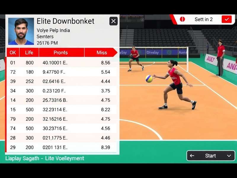 Elite Volley Squad India player community screenshot